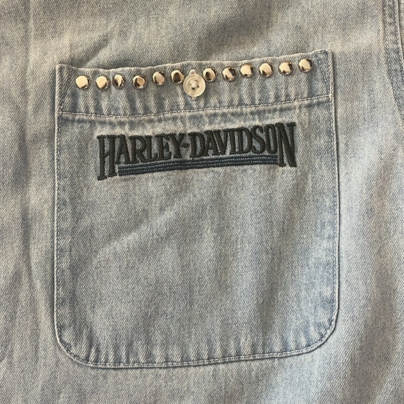 Harley Davidson denim shirt - Picture 3 of 5